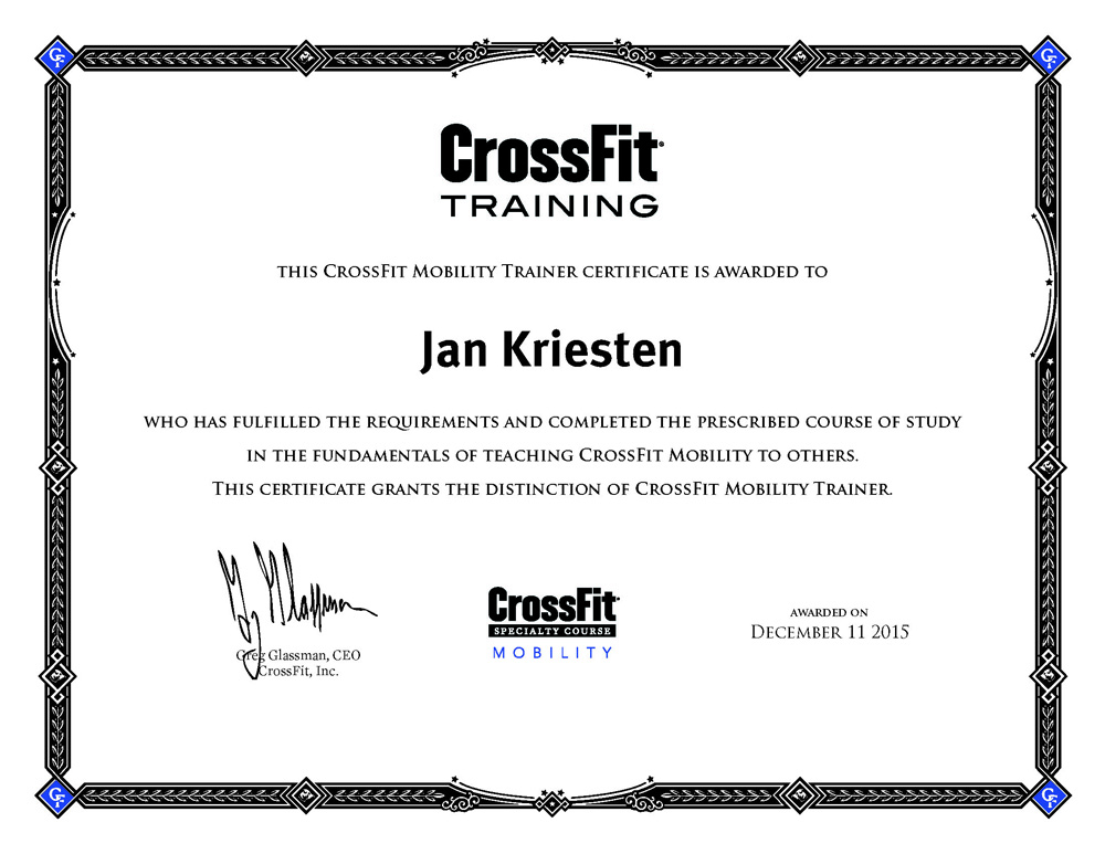 CrossFit Mobility Trainer